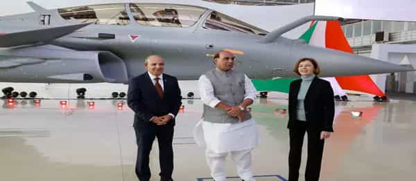 IAF receives its first Rafale fighter jet from France